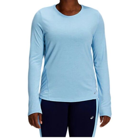 ASICS - LONG SLEEVE HEATHER TOP - Picture 1 of 5